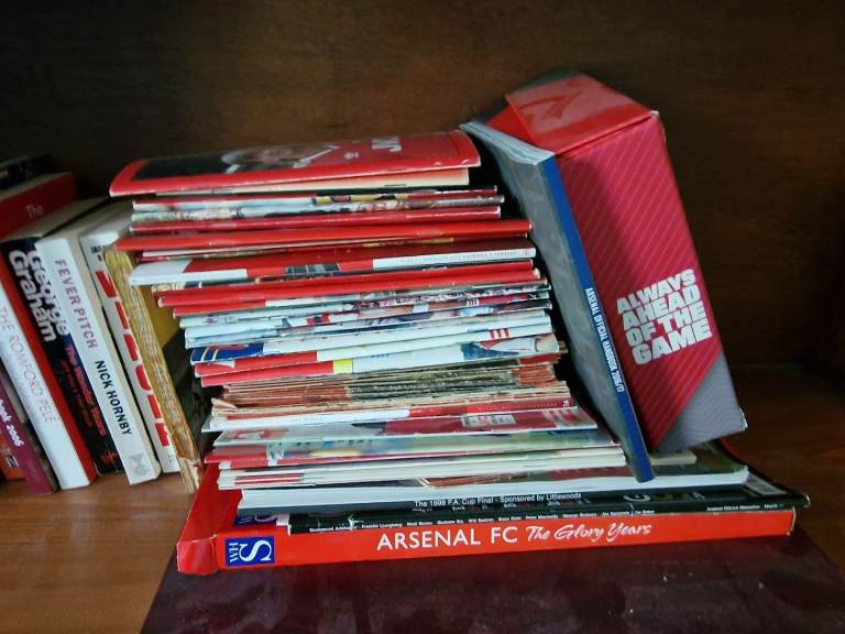 Arsenal books and programmes