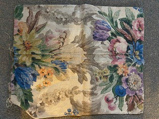 vintage linen cushion cover