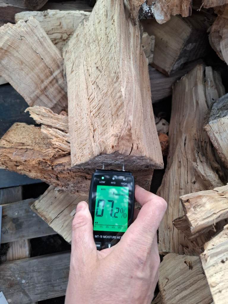 *SOLD* Seasoned Hardwood Logs - as low moisture content as kiln dried 