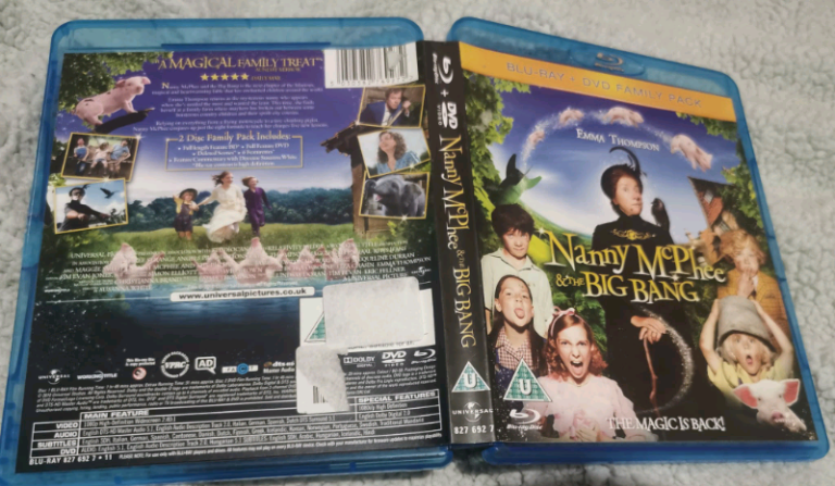 Nanny McPhee & The Big Bang Blu-Ray + Dvd Family Pack