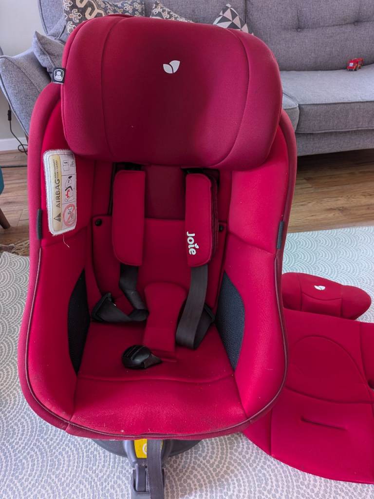 Joie Red Car Seat with Removable Inserts – Good Condition