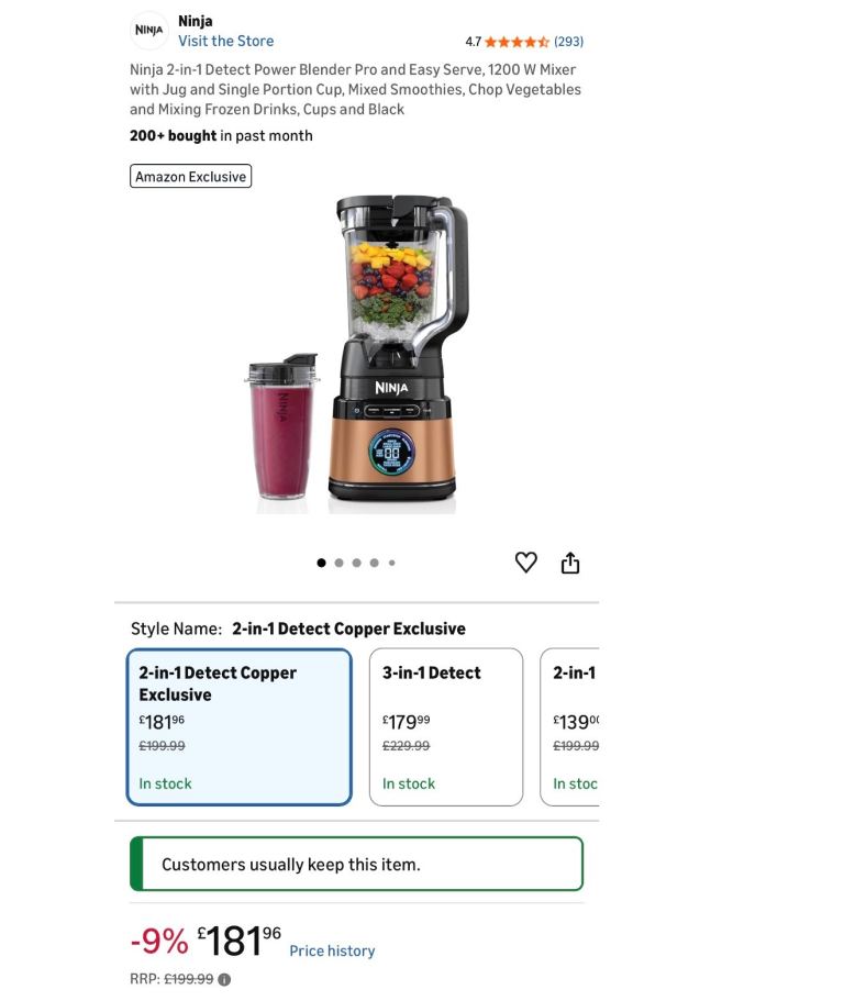 Ninja detect power blender 