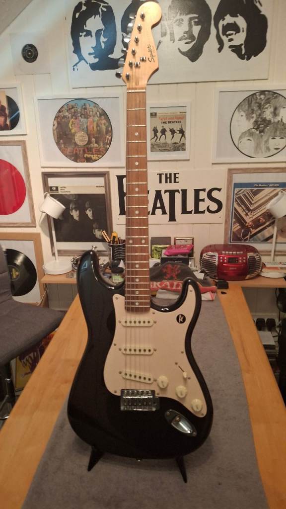Squire Stratocaster.