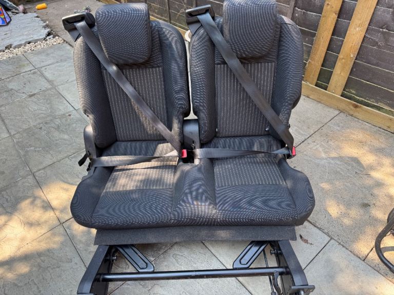 Transit custom car seats 2 x double 2x single 