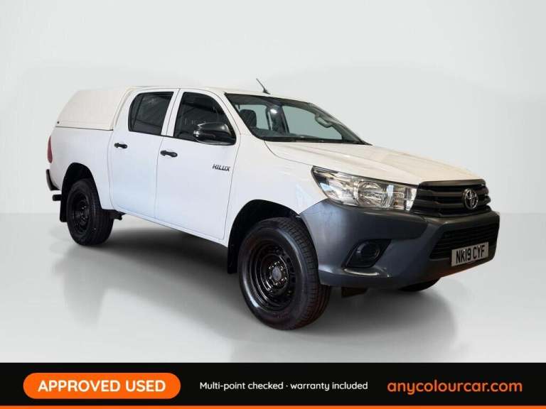 2019 Toyota Hilux 2.4 D-4D Active 4WD Euro 6 4dr (3.5t) PICK UP Diesel Manual