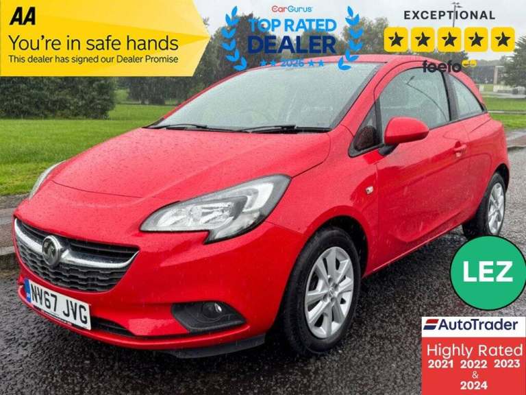 2018 Vauxhall Corsa 1.4i ecoTEC Design Hatchback 3dr Petrol Manual Euro 6 (75 ps) Hatchback Petro...