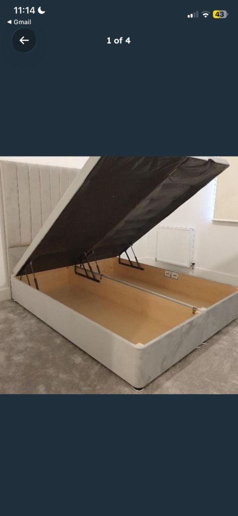 Ottoman storage bed frame 