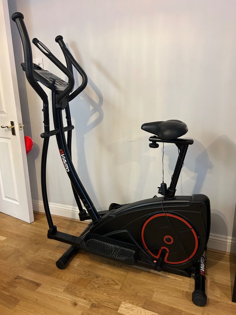 Viavito 2-in-1 Elliptical & Exercise Bike