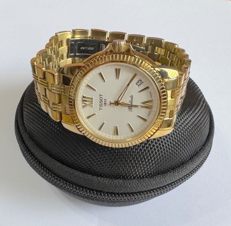 Tissot Ballade 36mm Swiss watch, new battery/full links; C477/577
