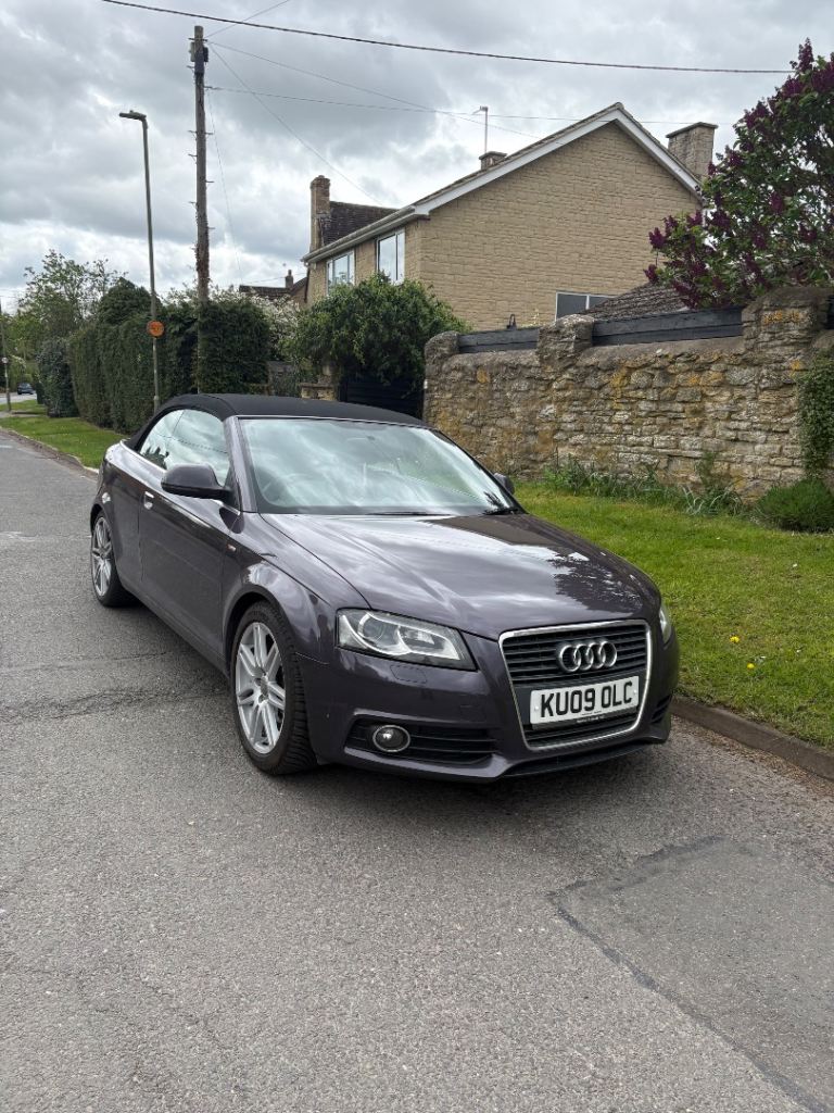 Audi, s line, A3, Convertible, 2009, Manual, 1968 (cc), 2 doors
