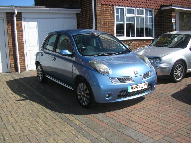 NISSAN MICRA TEKNA 1.2 MET/BLUE 5 DOOR TWO OWNERS 85000 MILES FULL MAIN DEALER HISTORY 17 STAMPS