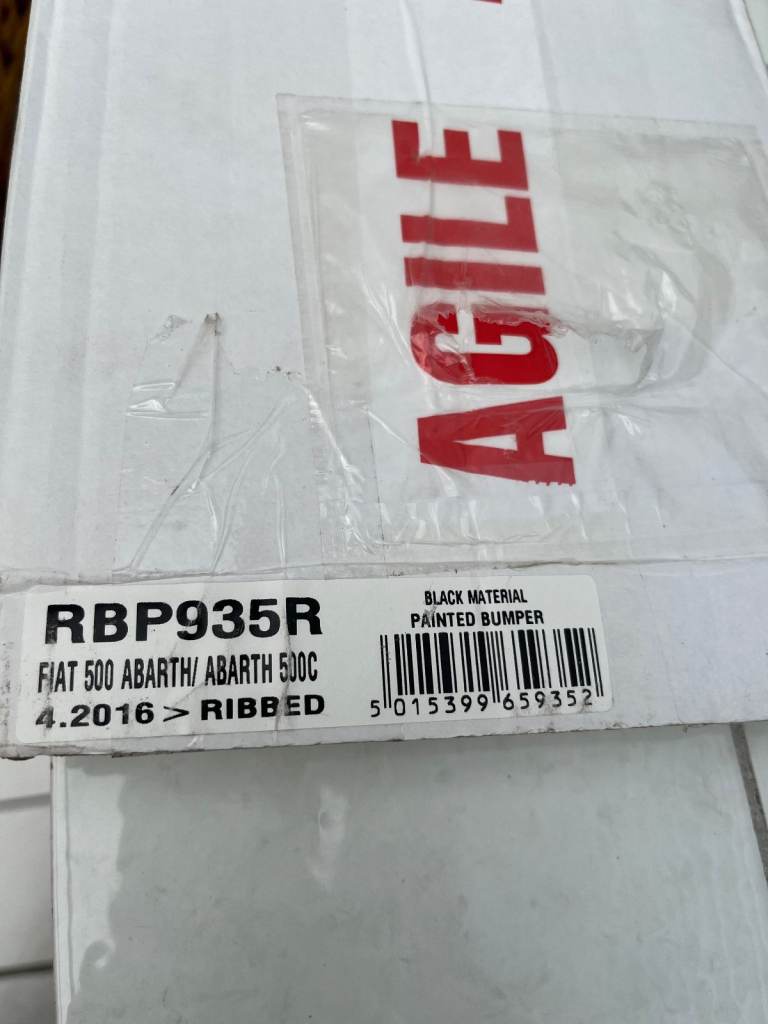 ABARTH 595 REAR BOOT SILL PROTECTOR