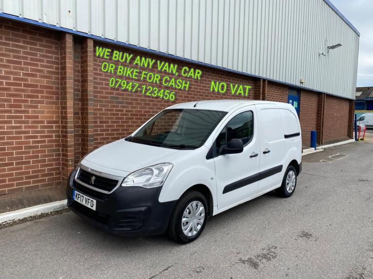 2017 (17) PEUGEOT PARTNER 850 S 1.6 BlueHDi 100 Van (NO VAT)