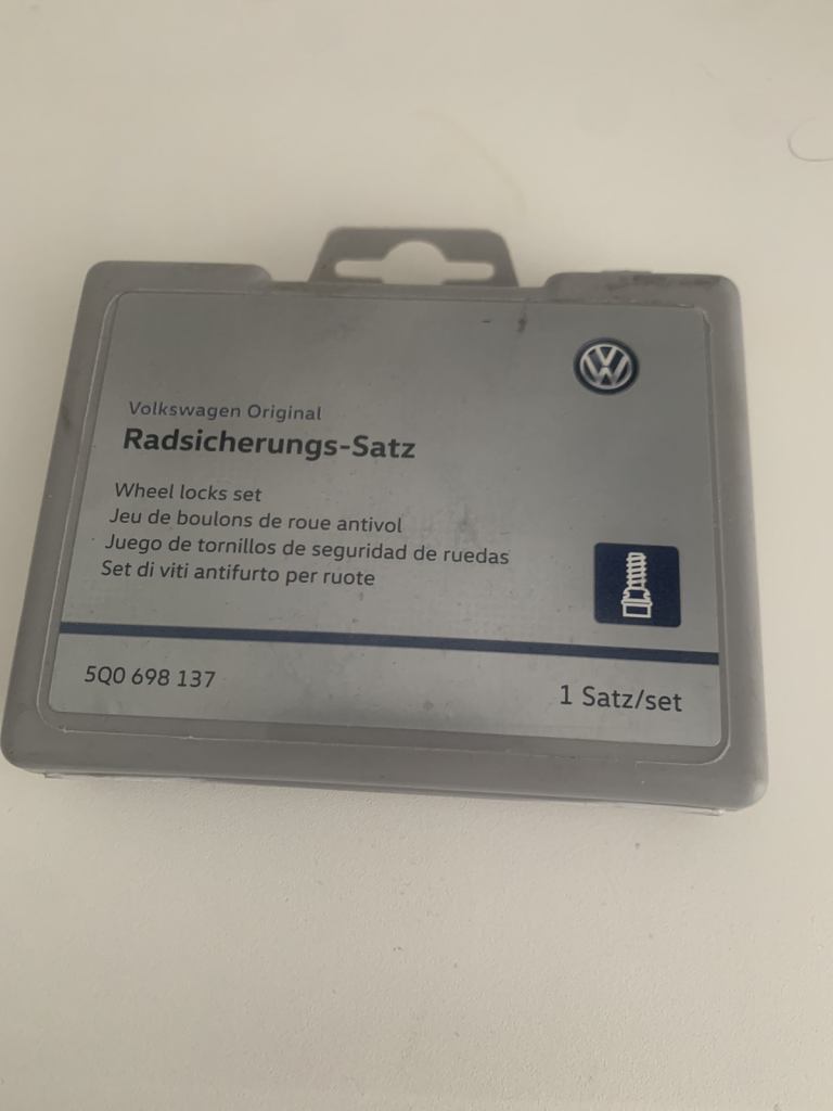 VW Genuine Locking Wheel Nut Set £50 ONO