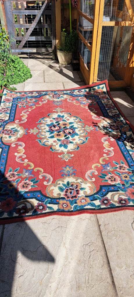 Dunelm mats good quality rugs carpet patterned x 2 