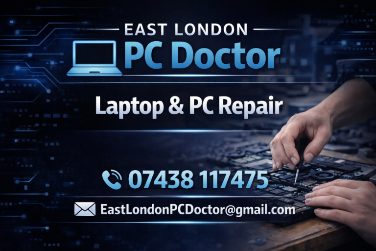 Laptop & PC Repair East London | Fast, Affordable Computer Repair Near You