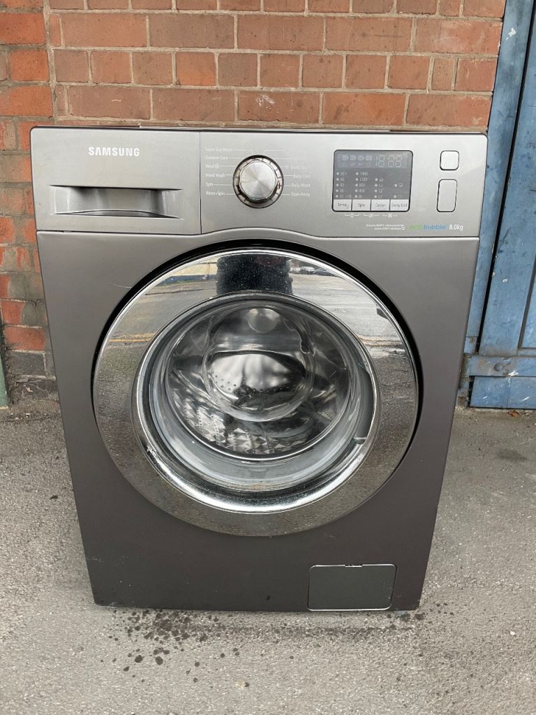 SAMSUNG ecobubble™ WF80F5E2W4X Washing Machine 