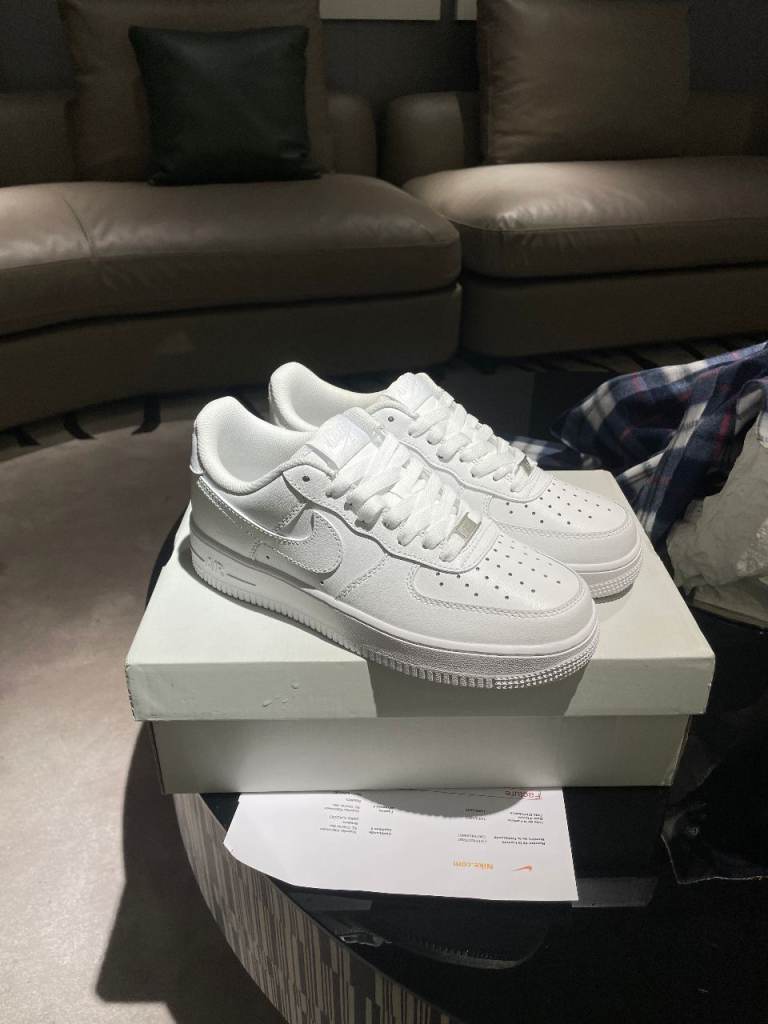 Nike Air Force 1 Low '07 White Brand New In Box UK 10