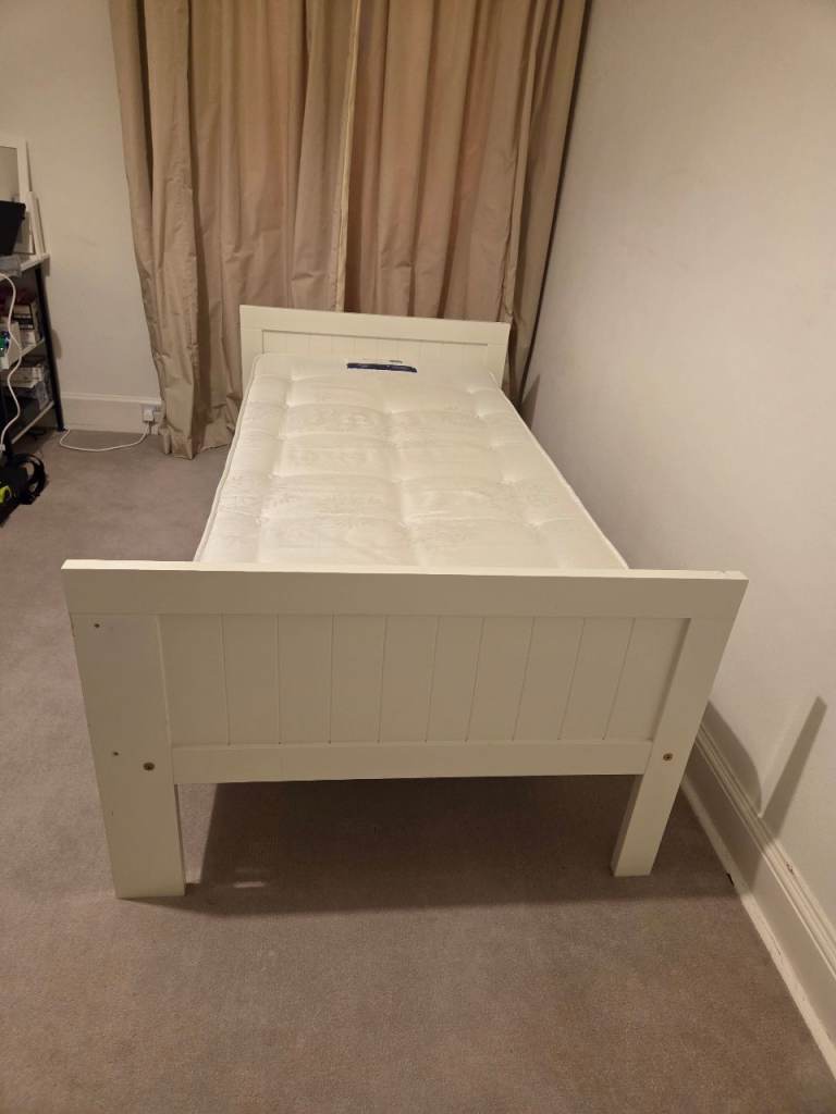 M&S Single bed with mattress