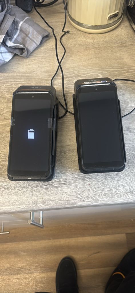 Ingenico Card Machine and charging base (model) Axium - DX8000   TWO SOLD SEPERATELY