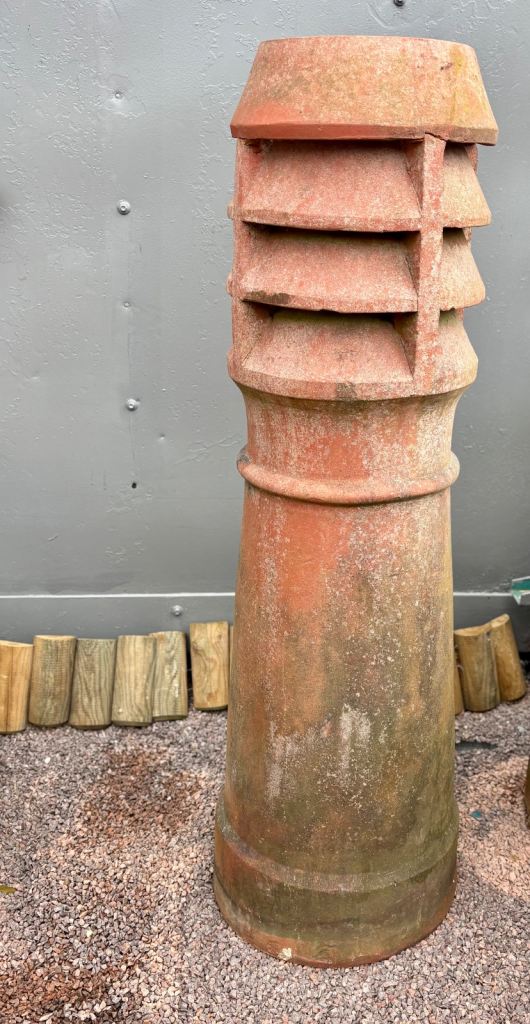 1 large Reclaimed Terracotta Chimney pot,garden display planter or for original use