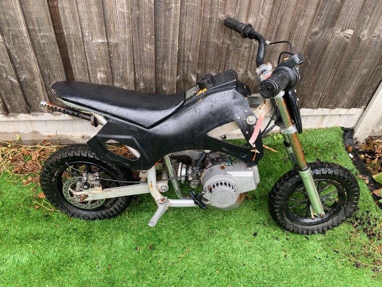 Kids Mini Motorbike – Black, Fair Condition