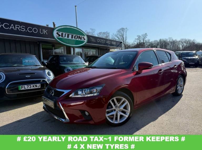 2016 Lexus CT 1.8 200h Advance Hatchback 5dr Petrol Hybrid CVT Euro 6 (s/s) (136 ps) Hatchback Au...