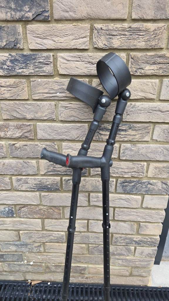 Black crutches