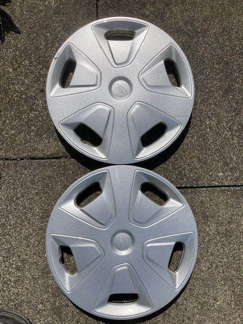 Ford Transit van motor home wheel trims 16” - pair Pre-owned Part No Ford JK 21-1130  FA