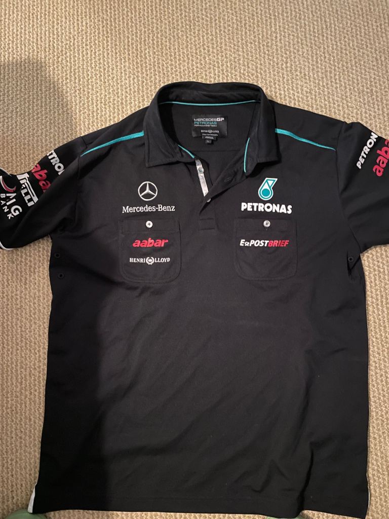 Mercedes Petonas men’s polo t shirt