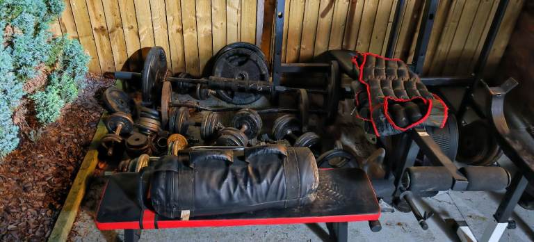 Weights and exercise equipment 