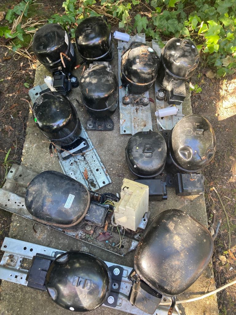 11 X Fridge compressors  
