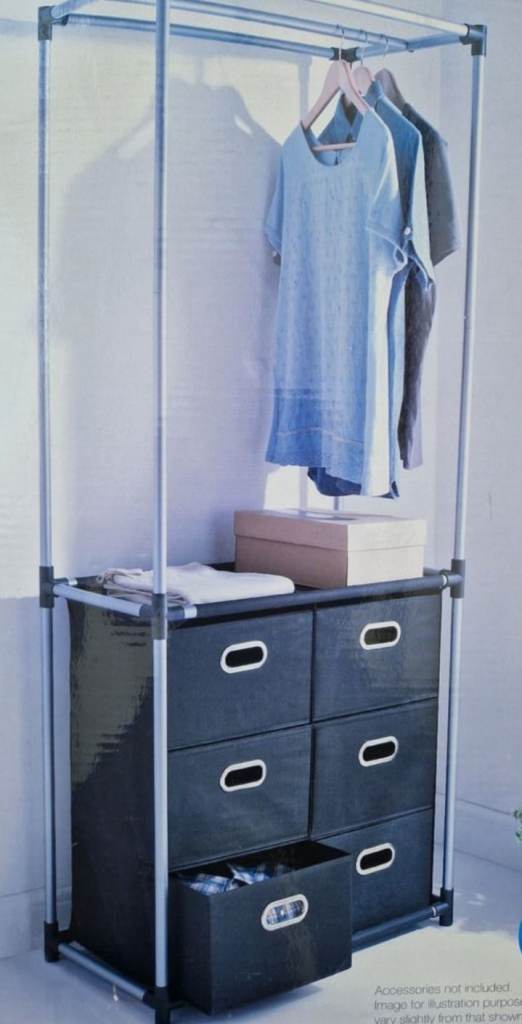Bedroom furniture clothes hanging drawers  wardrobe 