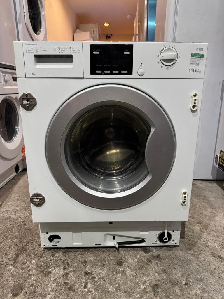 CDA 7 kg 1200 rpm White Colour Integrated Washer Dryer With Free Delivery 🚚 