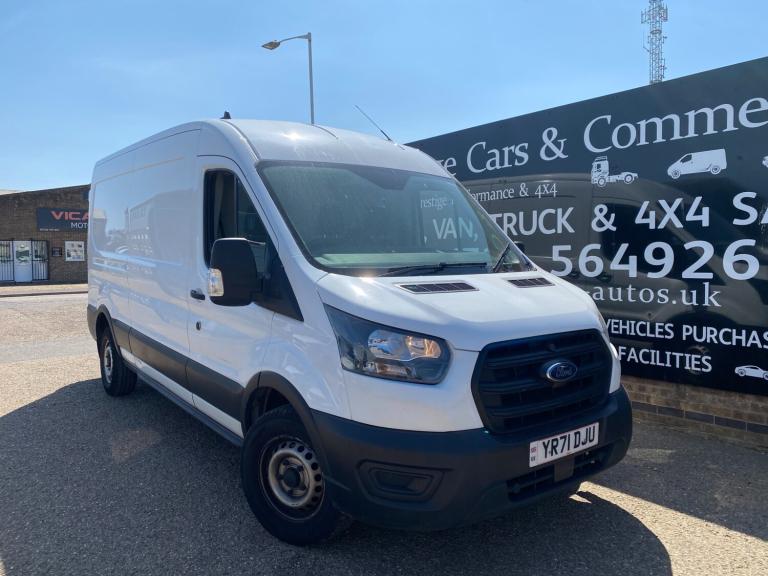 2021 Ford Transit 350 2.0 TDCI 130ps LEADER L3H2 LWB PANEL VAN 95K FSH+CAMBELTS CAMERA+SENSOR PAN...