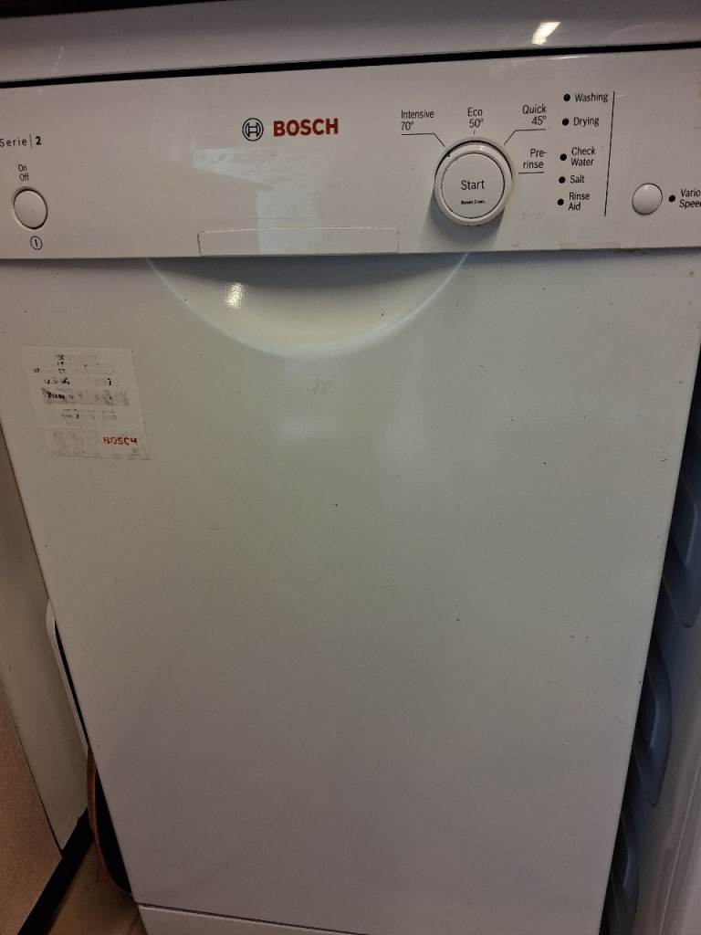 Bosch Dishwasher - White, Good Condition