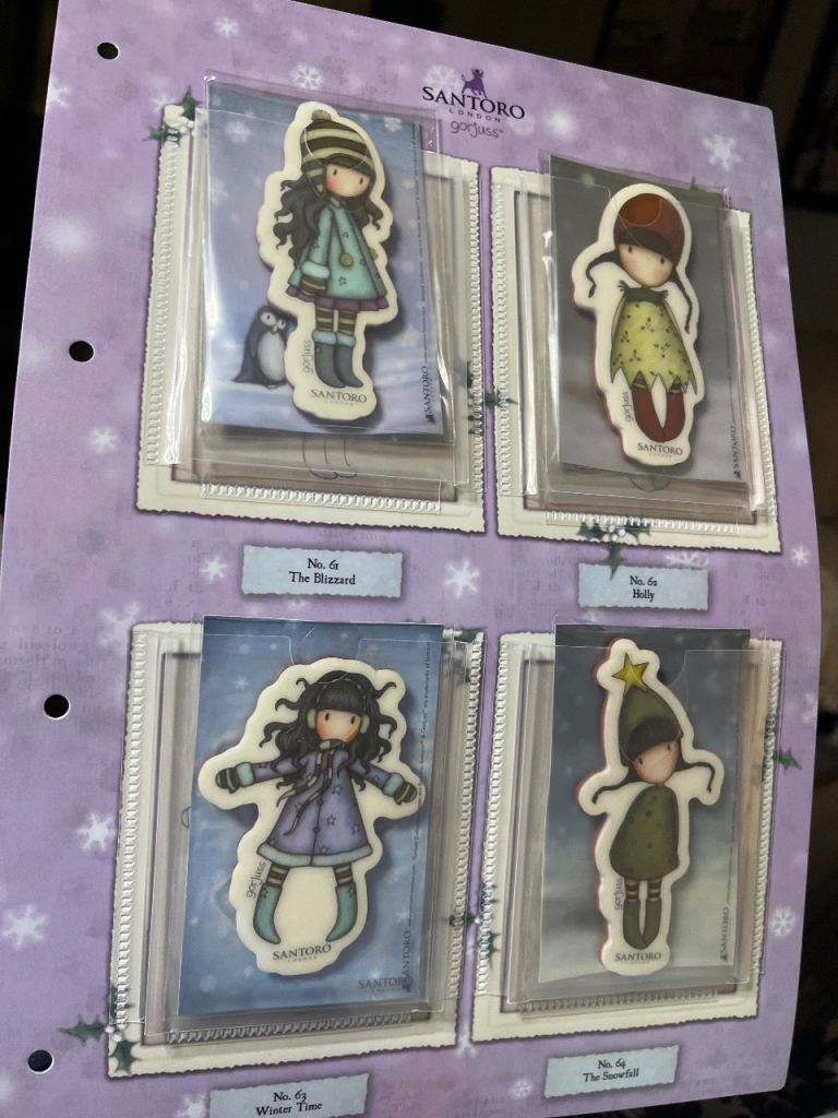 Santoro Gorjuss Christmas Rubber Stamp Set