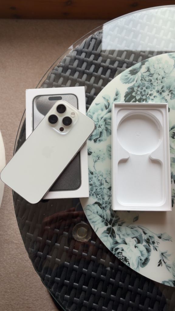 iPhone 15 Pro Silver (Open To Offers)