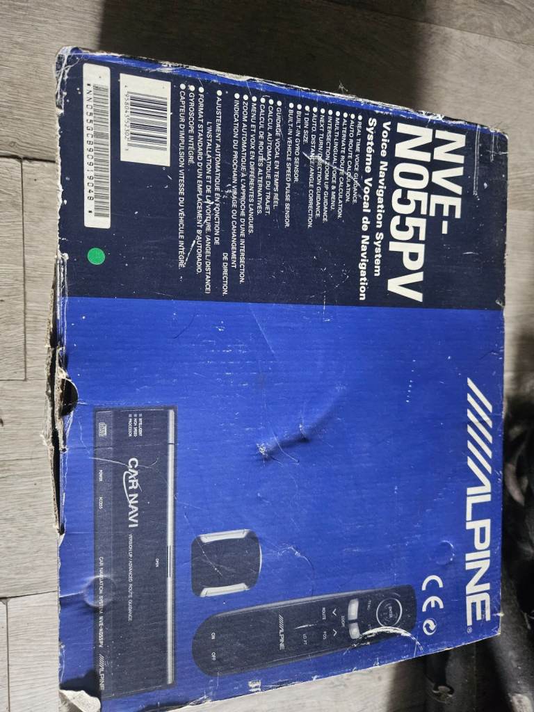 Alpine NVE-N055PV car stereo navi system collectors