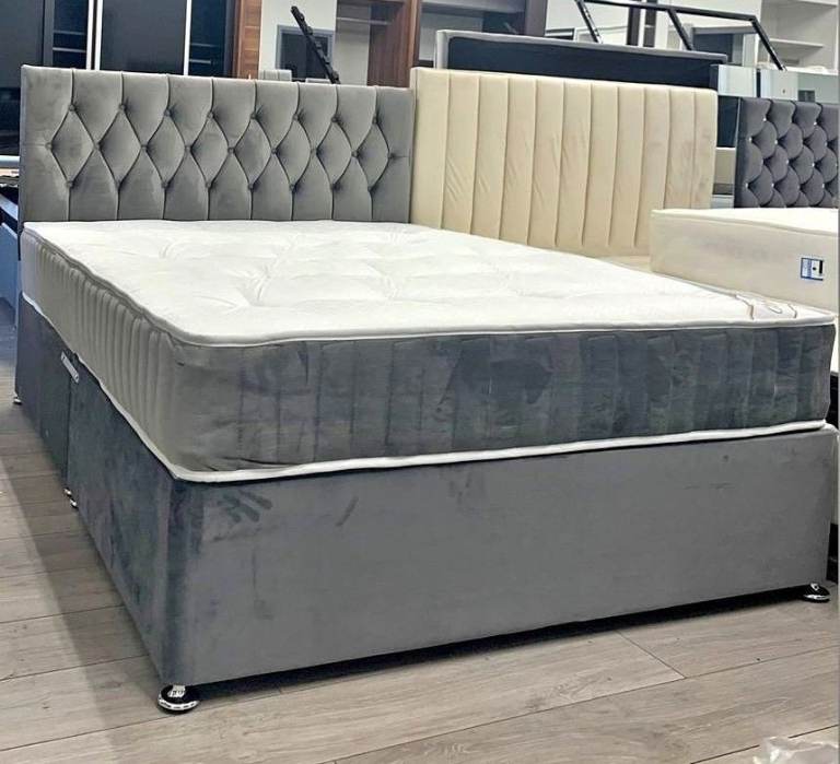 >>🚛Order Now 😘DIVAN 4FT6 Double Bed Base with Mattress & Storage Drawers 💥15% OFF❤️COD🚚