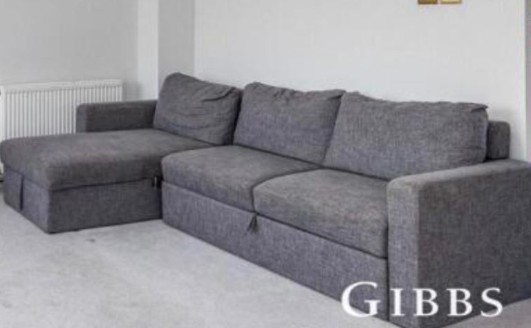 Sofa with storage under the chaise