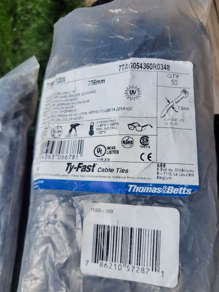 Cable ties 706mm