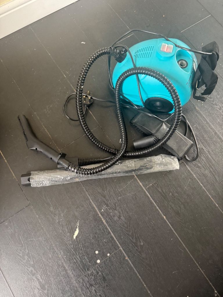 Portable Steam Cleaner GU201A – Good Condition, Blue