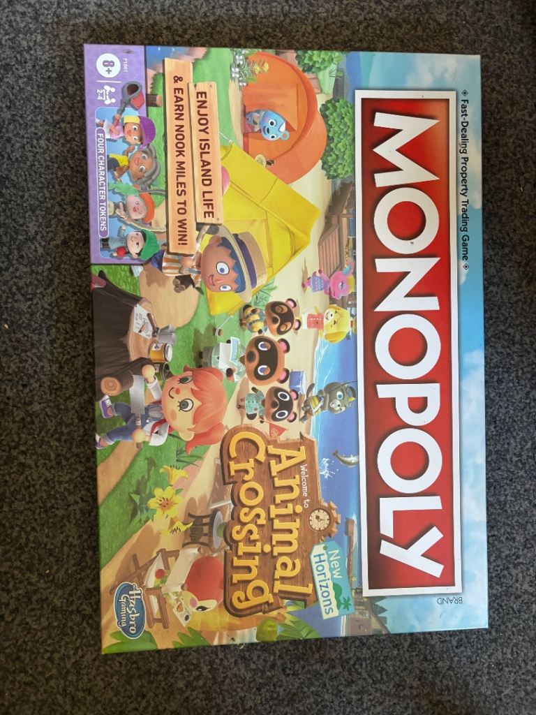 Monopoly Animal Crossing New Horizons Board Game – As Good As New