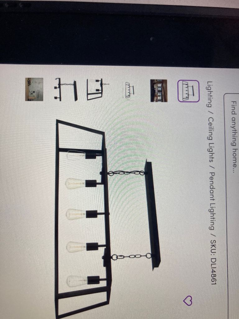 5 Light Bar Kitchen Pendant Lights 