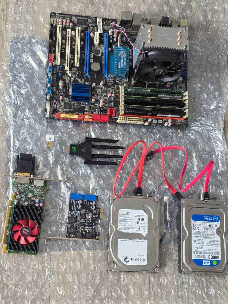 i7 CPU,Motherboard,20gb RAM,2GB GPU,HDD combo bundle with WIFI & USB 3.0 Card