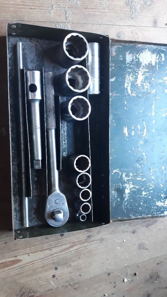 Vintage Britool vehicle socket set