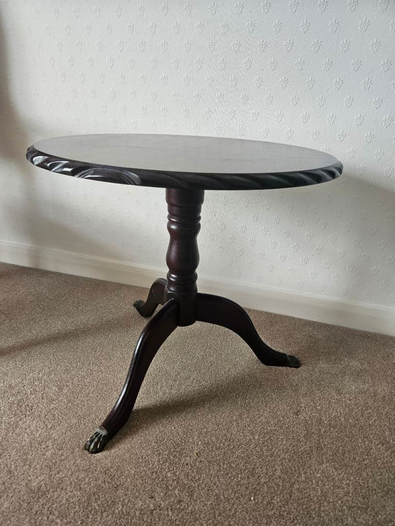 Mahogany chippendale style occasional table