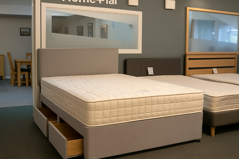 Christmas Sales Offer – Comfortable Divan Bed with Storage Drawers and Soft Mattress 