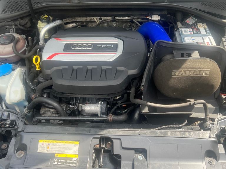 Very loud Audi, S3, remapping tuned Hatchback, 2014, Semi-Auto map grade 4 tuned high performance 